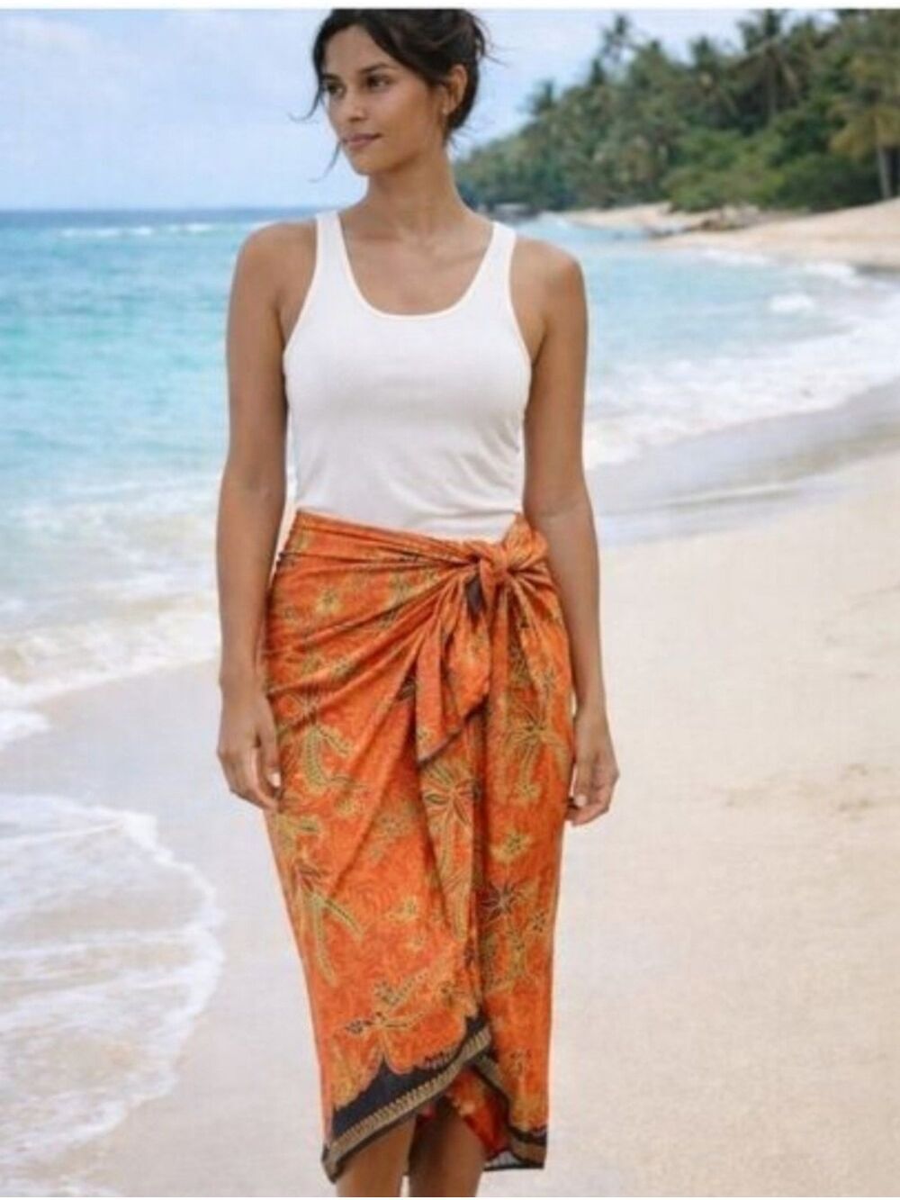 Bali Fashions Hot Tropics Handmade Indonesian Tropical Sarong NWOT